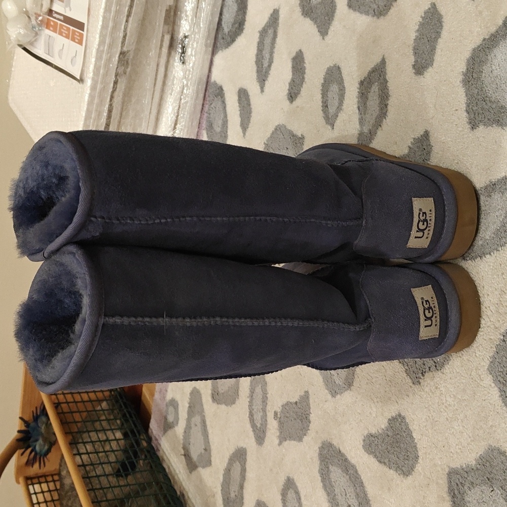NWOT UGG High Rise Blue Boots